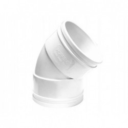 Codo 75mm x 45° Canaleta Hembra/Hembra